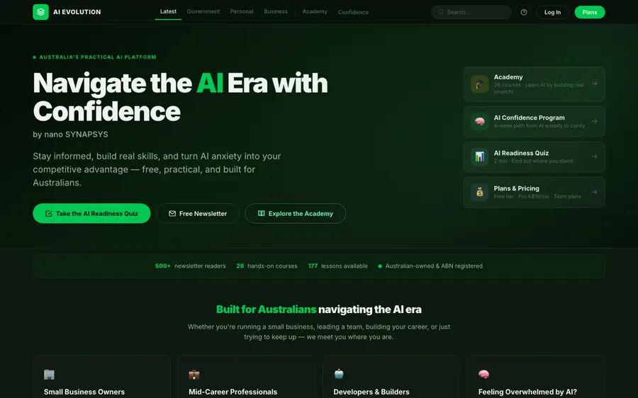 AI Evolution — Navigate the AI era with confidence